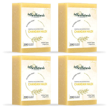 byPureNaturals Chandan Haldi Soap