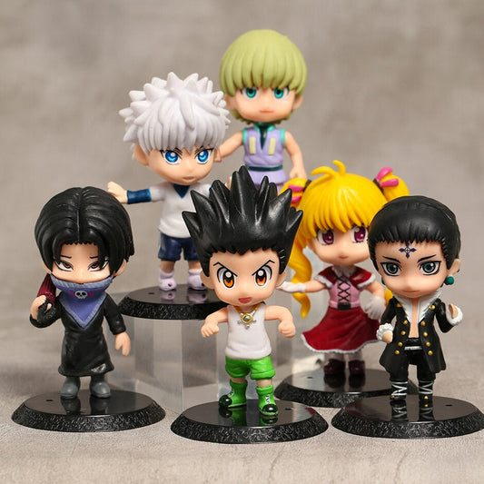 Hunter x Hunter Set Of 6 Action Figures SET B | 10 Cms |