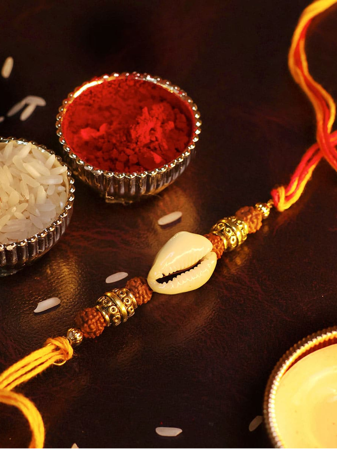 Laxmi Kaudi Rudraksha Rakhi
