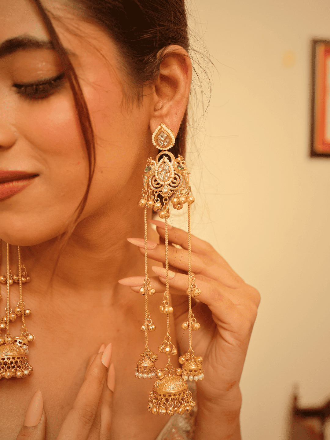 Shimmer Slide Earring