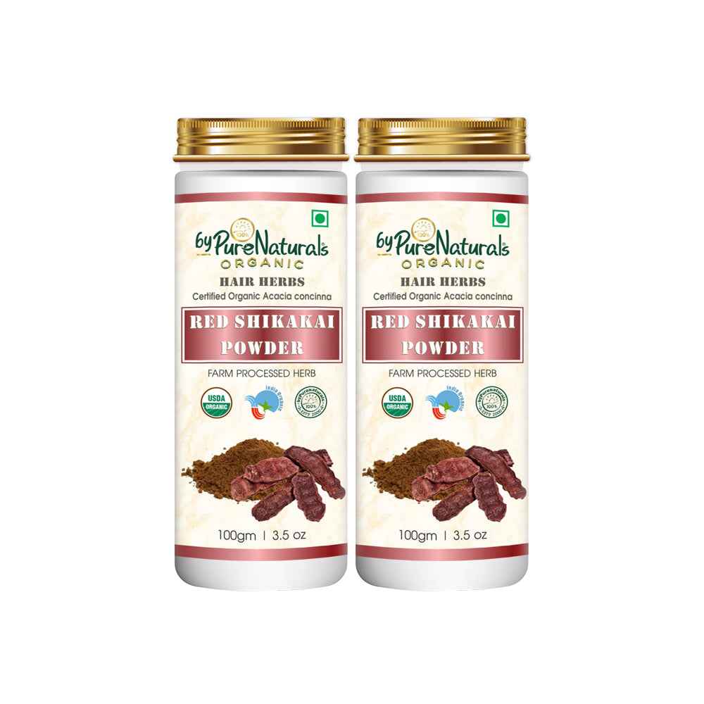 byPureNaturals Organic Red Shikakai Powder