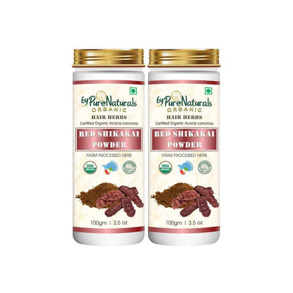 byPureNaturals Organic Red Shikakai Powder