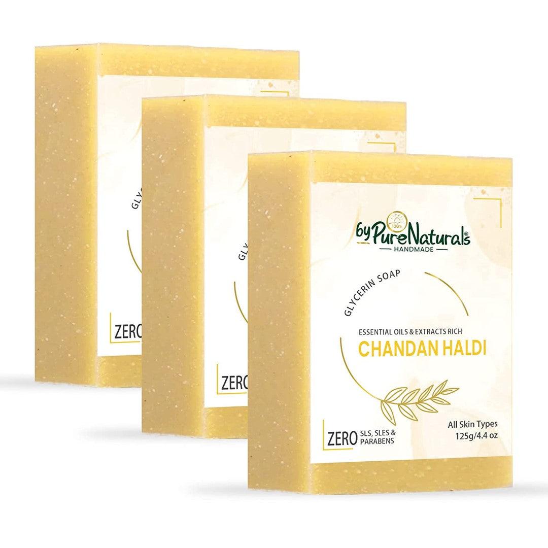 byPureNaturals Chandan Haldi Soap