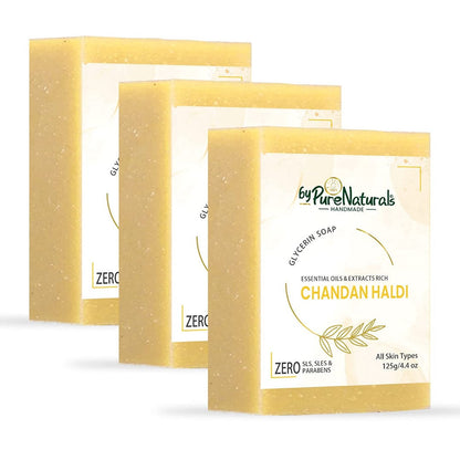 byPureNaturals Chandan Haldi Soap