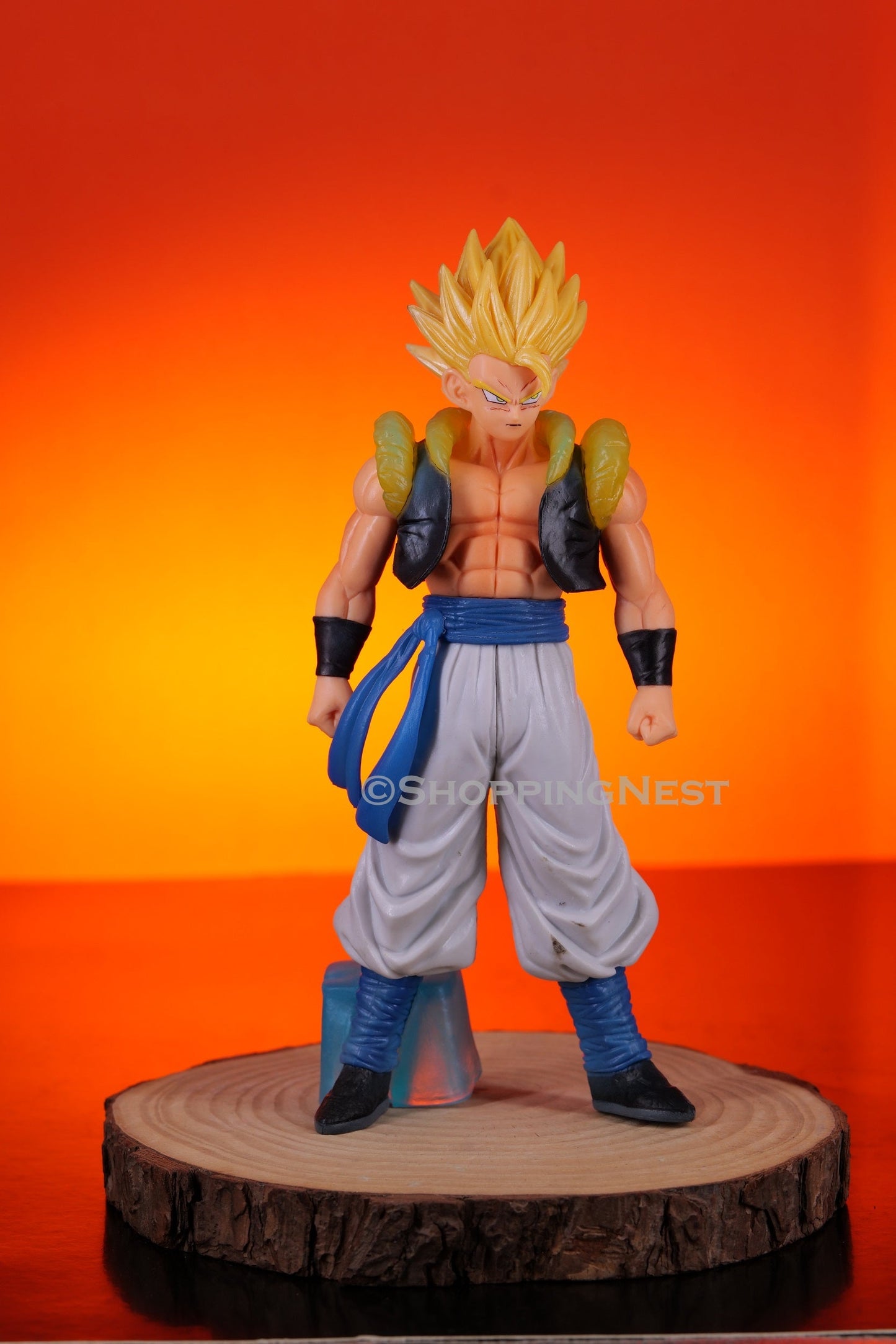 Dragon Ball Z Gogeta Super Saiyan Yellow Hair Action Figure |22 Cm |