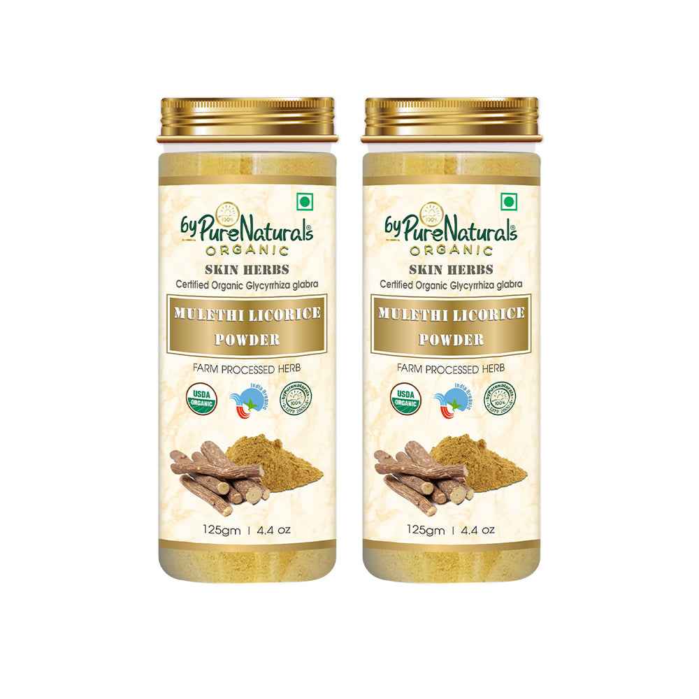 byPureNaturals Organic Mulethi Licorice Powder