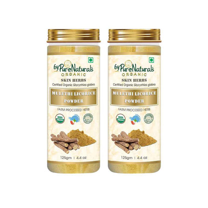 byPureNaturals Organic Mulethi Licorice Powder