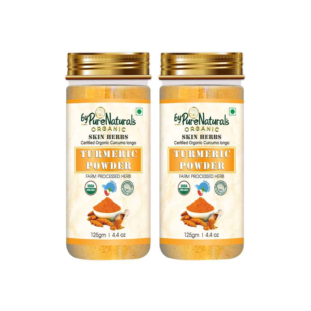 byPureNaturals Organic Turmeric Powder (Daru Haridra)