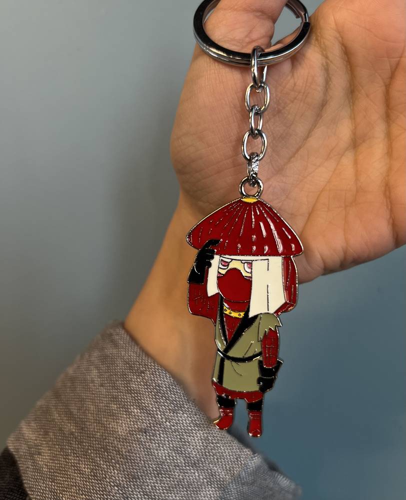 Naruto Hokage Sarutobi Keychain| Leaf Village Hokage Keychain | Naruto Metal Keychain | Anime Keychain |