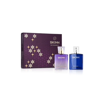 Skinn By Titan Verge and Sheer Perfume Giftset 25ml each - Gift for Her