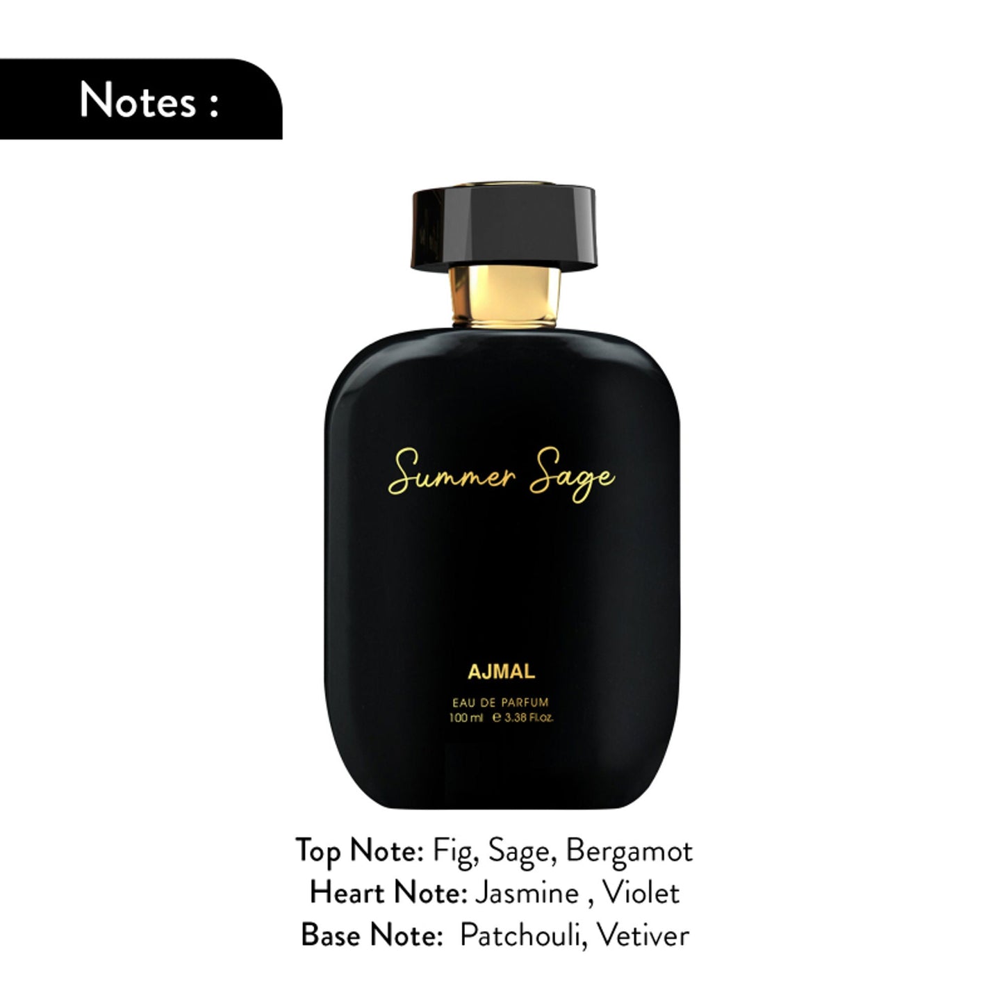 Ajmal India Artisan Summer Sage Exquisite Handpicked Luxury Perfume