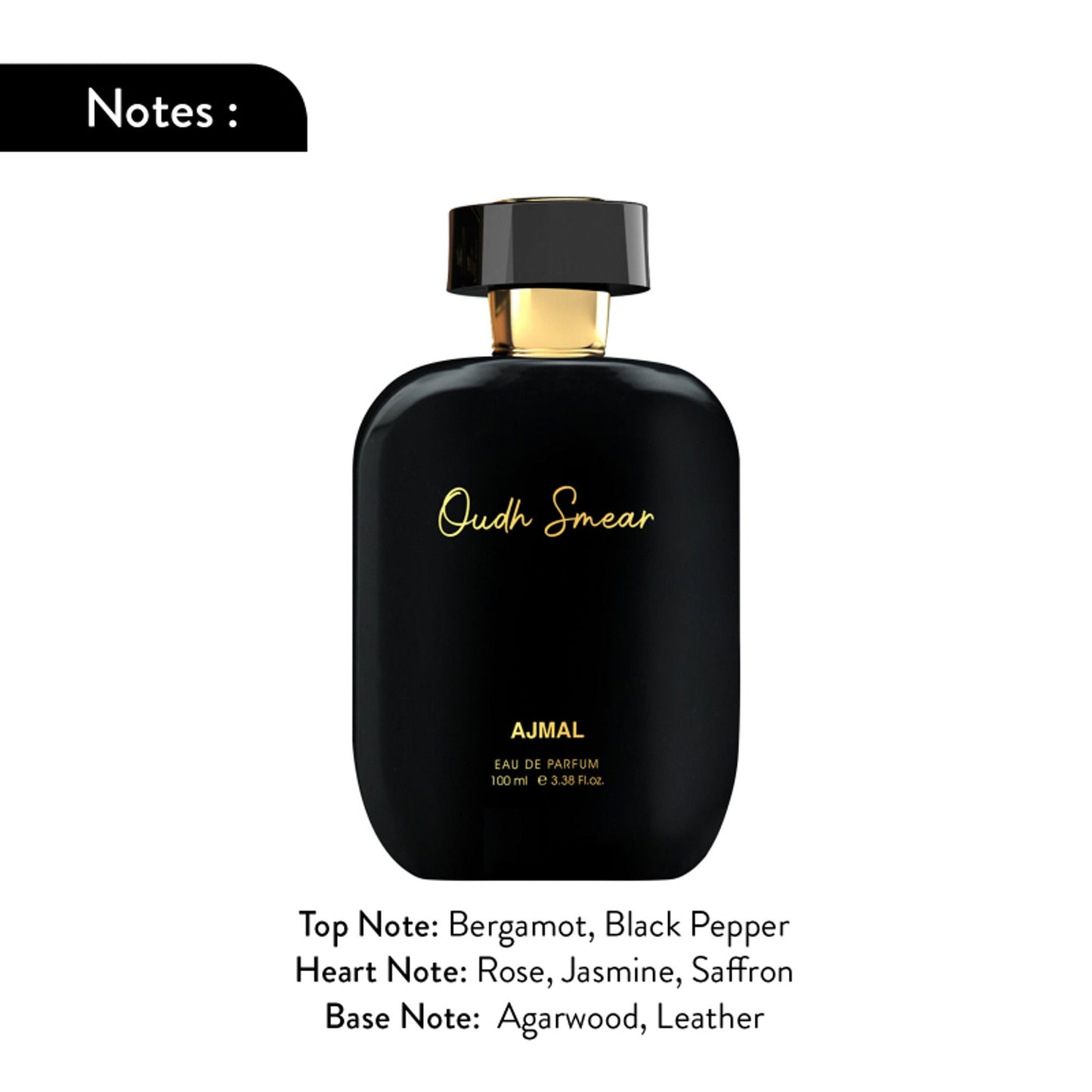Ajmal India Artisan Oudh Smear Exquisite Handpicked Luxury Perfume For Men