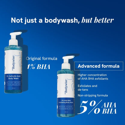 BeBodywise 5% AHA BHA Exfoliating Body Wash