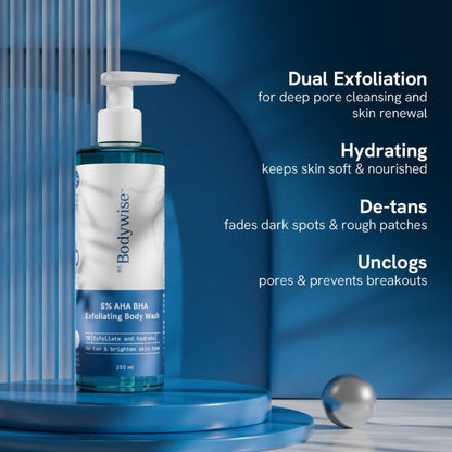 BeBodywise 5% AHA BHA Exfoliating Body Wash