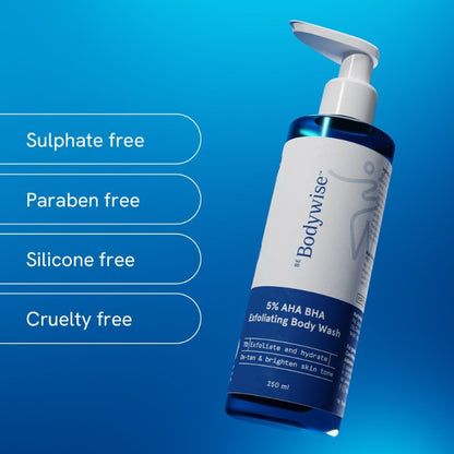 BeBodywise 5% AHA BHA Exfoliating Body Wash