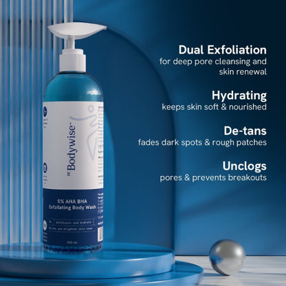 BeBodywise 5% AHA BHA Exfoliating Body Wash