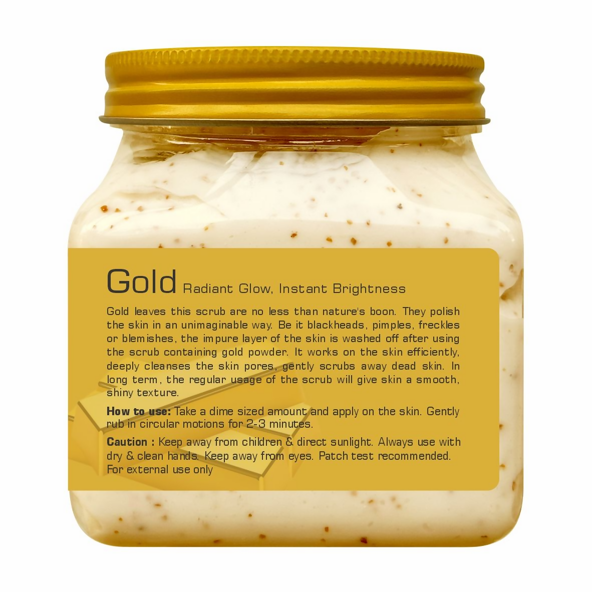 Jeva Gold Scrub - Skin Polishing & Glow Enhancing Gel