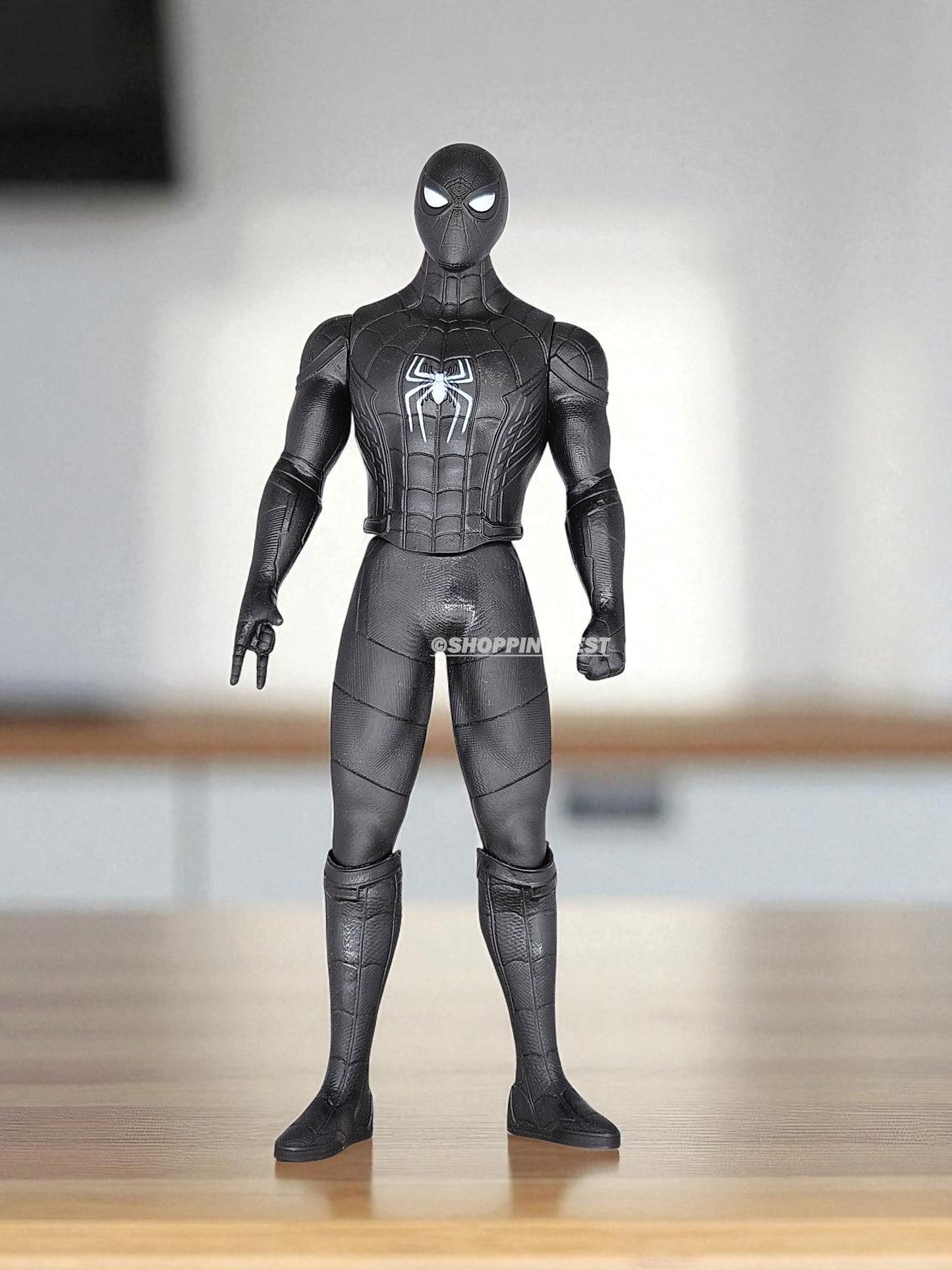 Marvel Spider-Man: No Way Home Black Action Figure (23 cm) |PVC| – Peter Parker Collectible by ShoppingNest