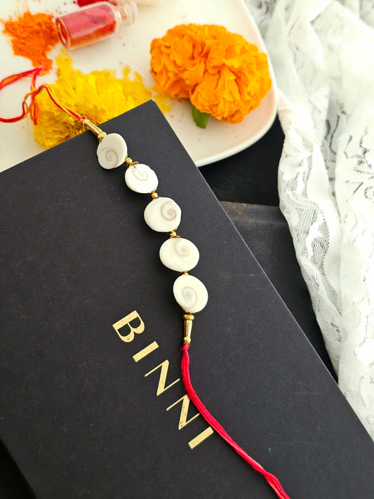 Divine Blessings Gomti Chakra Rakhi - single
