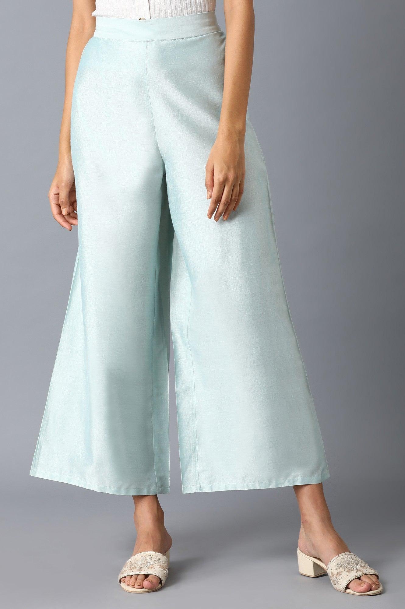 W for Woman Teal Parallel Pants