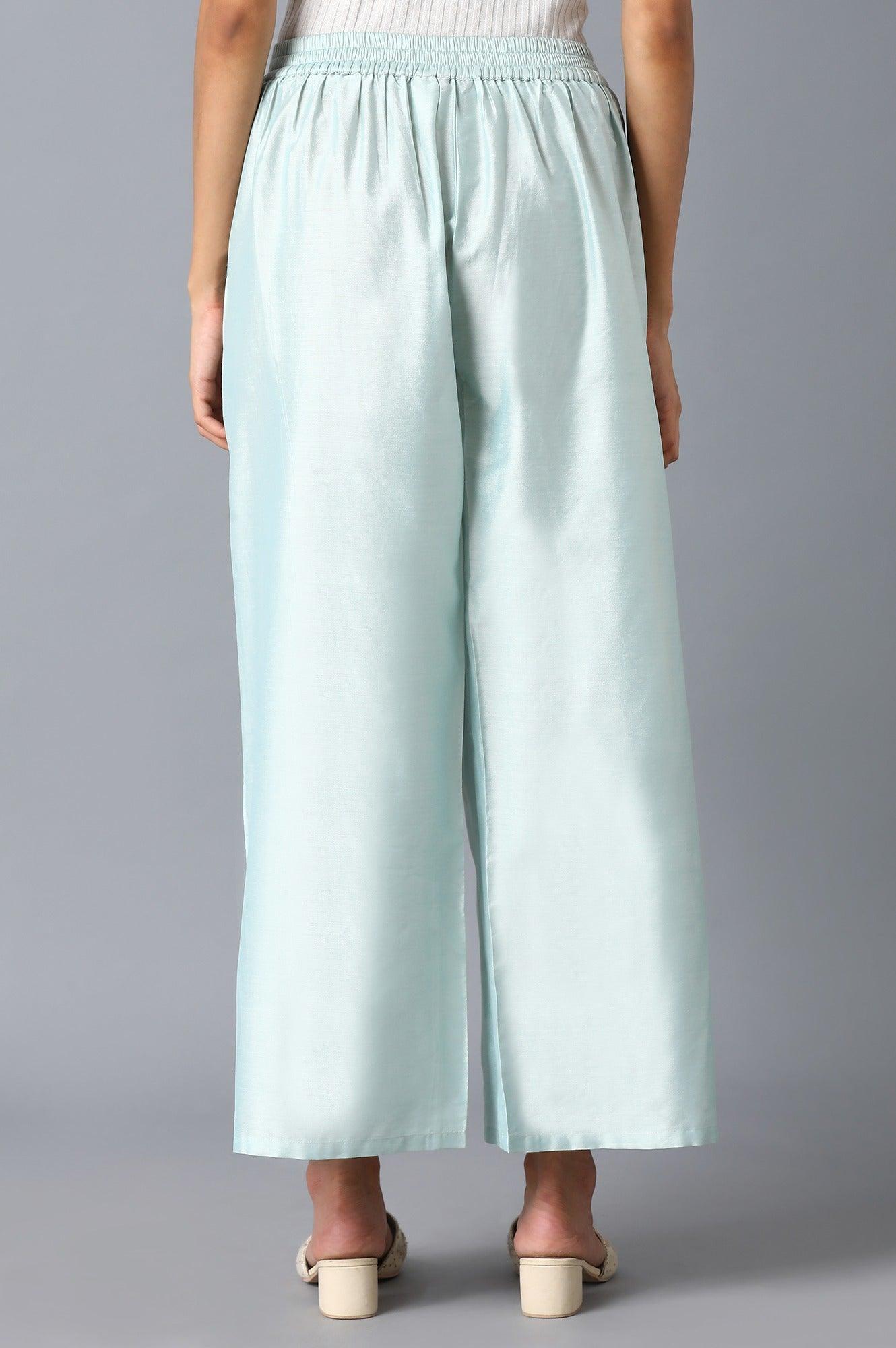 W for Woman Teal Parallel Pants