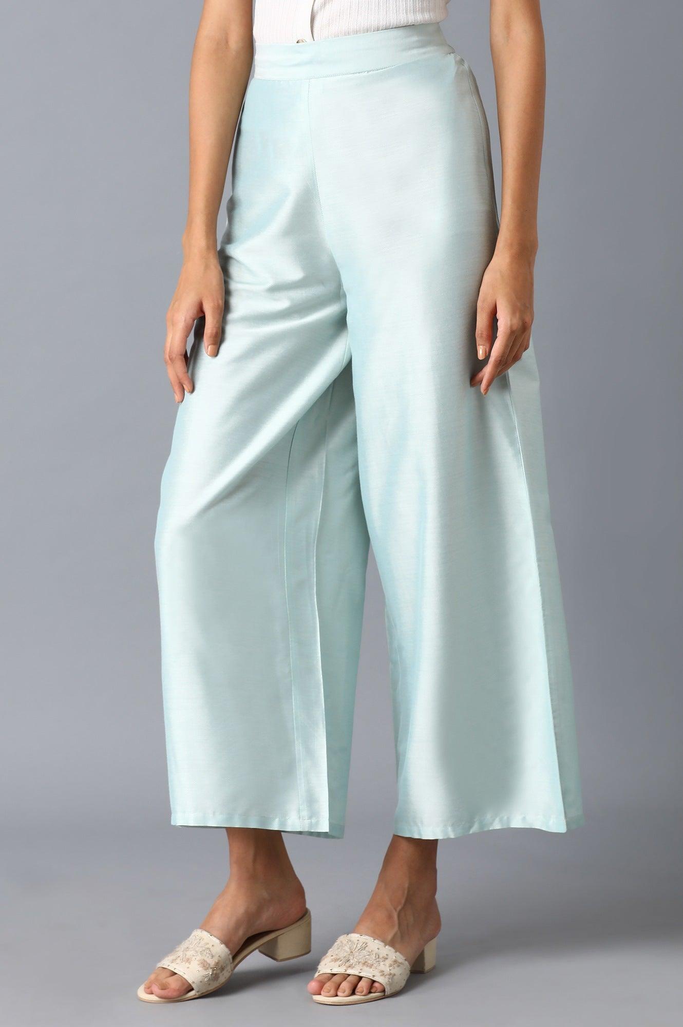 W for Woman Teal Parallel Pants