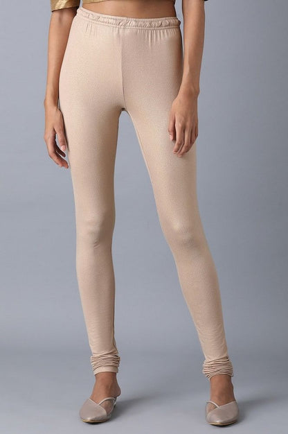 W for Woman Pale Beige Knitted Churidar