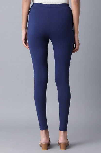 W for Woman Blue Ankle Length Tights