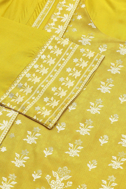 W for Woman Mustard Yellow Placement kurta