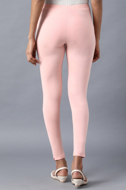 W for Woman Pink Solid Tights