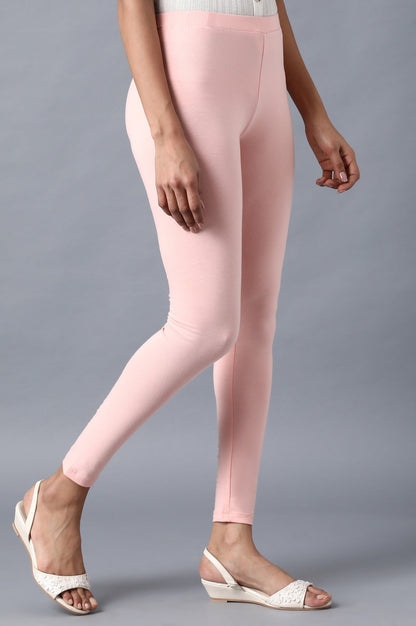 W for Woman Pink Solid Tights