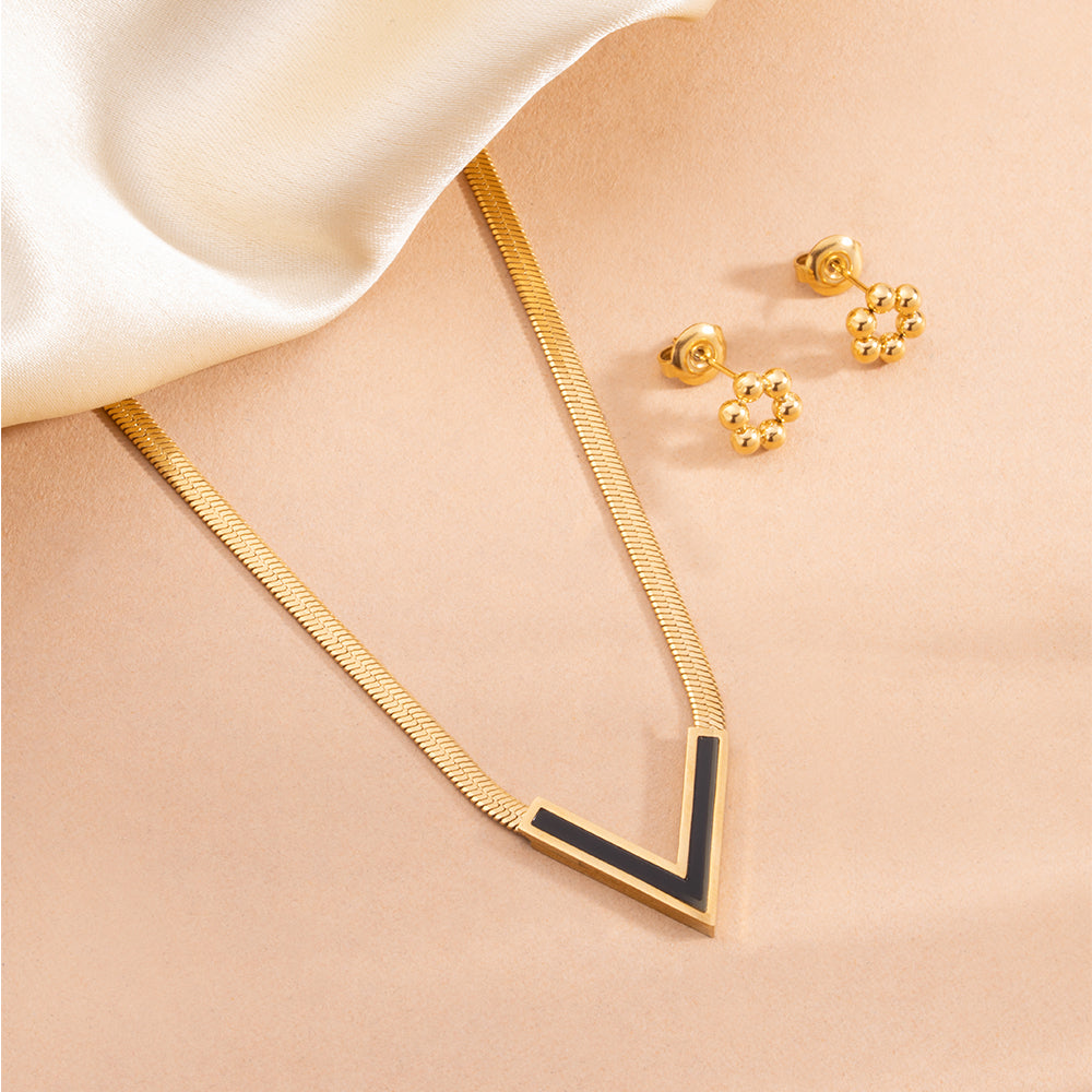 Black Vixen Classic Elegance Jewellery Set