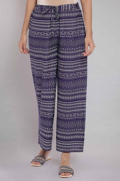 W for Woman Blue Parallel Pants
