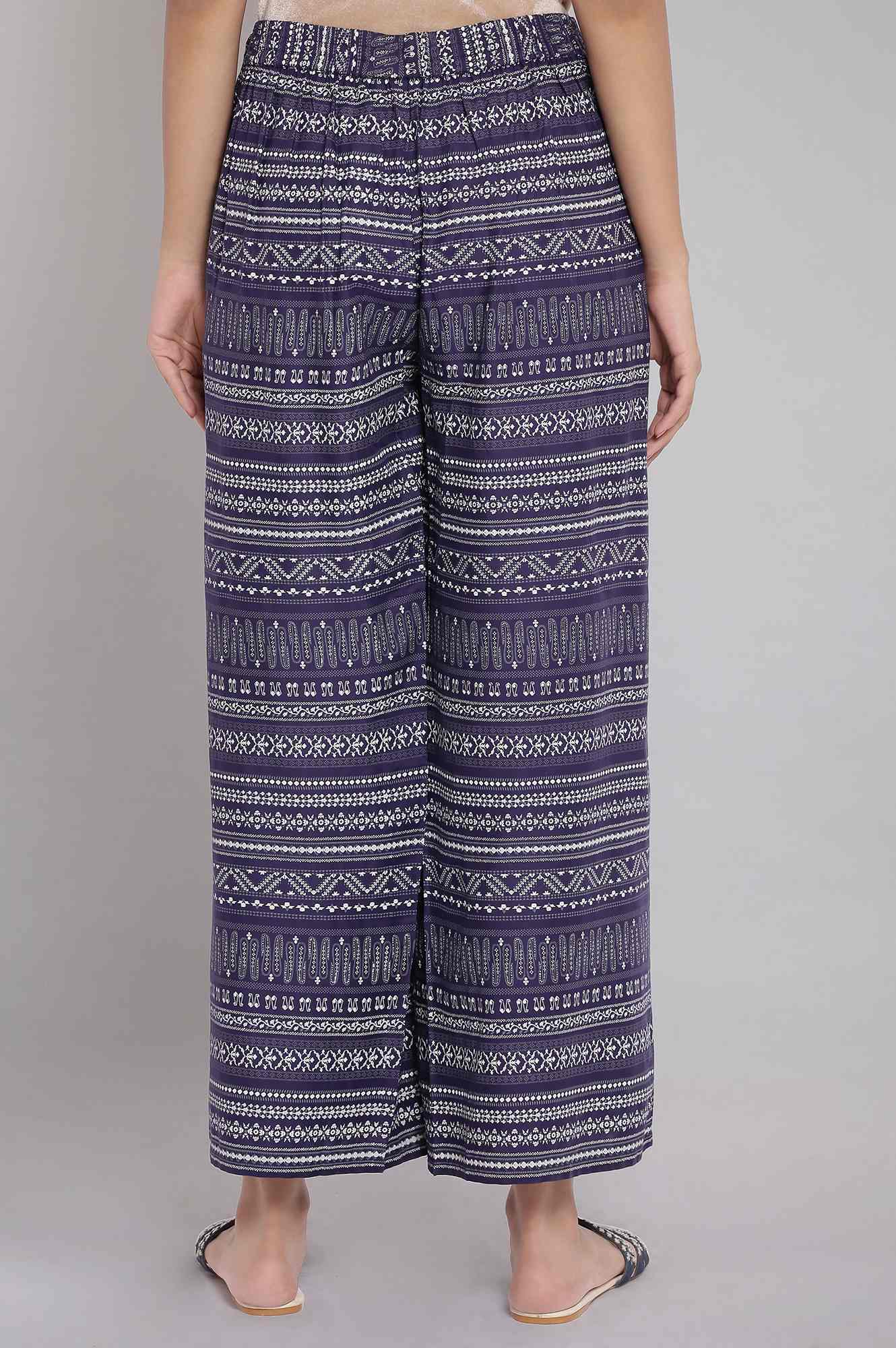 W for Woman Blue Parallel Pants