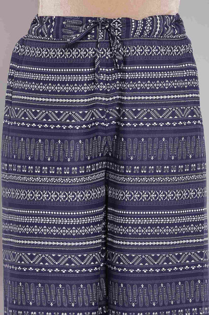 W for Woman Blue Parallel Pants