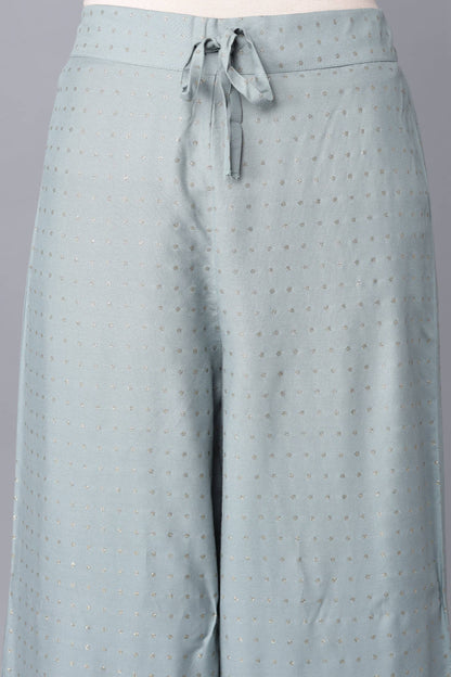 W for Woman Turkish Blue Parallel Pants
