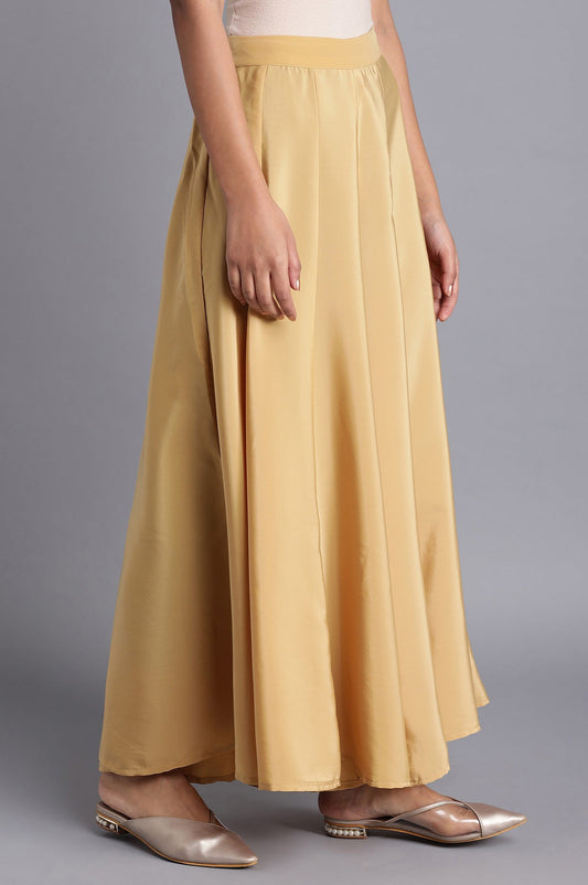 W for Woman Gold Flared Culottes