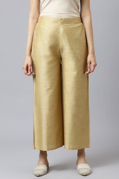 W for Woman Gold Solid Culottes