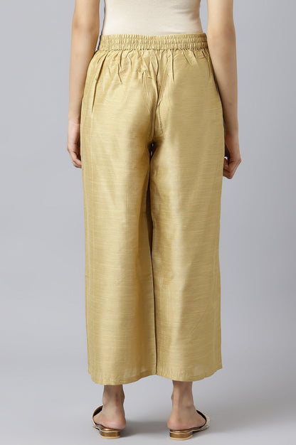 W for Woman Gold Solid Culottes