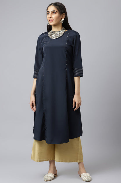 W for Woman Gold Solid Culottes