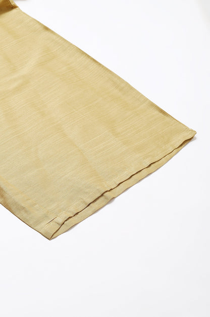 W for Woman Gold Solid Culottes