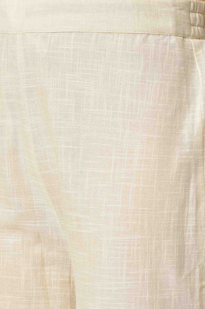 W for Woman Yellow Embroidered and Printed Shirt kurta