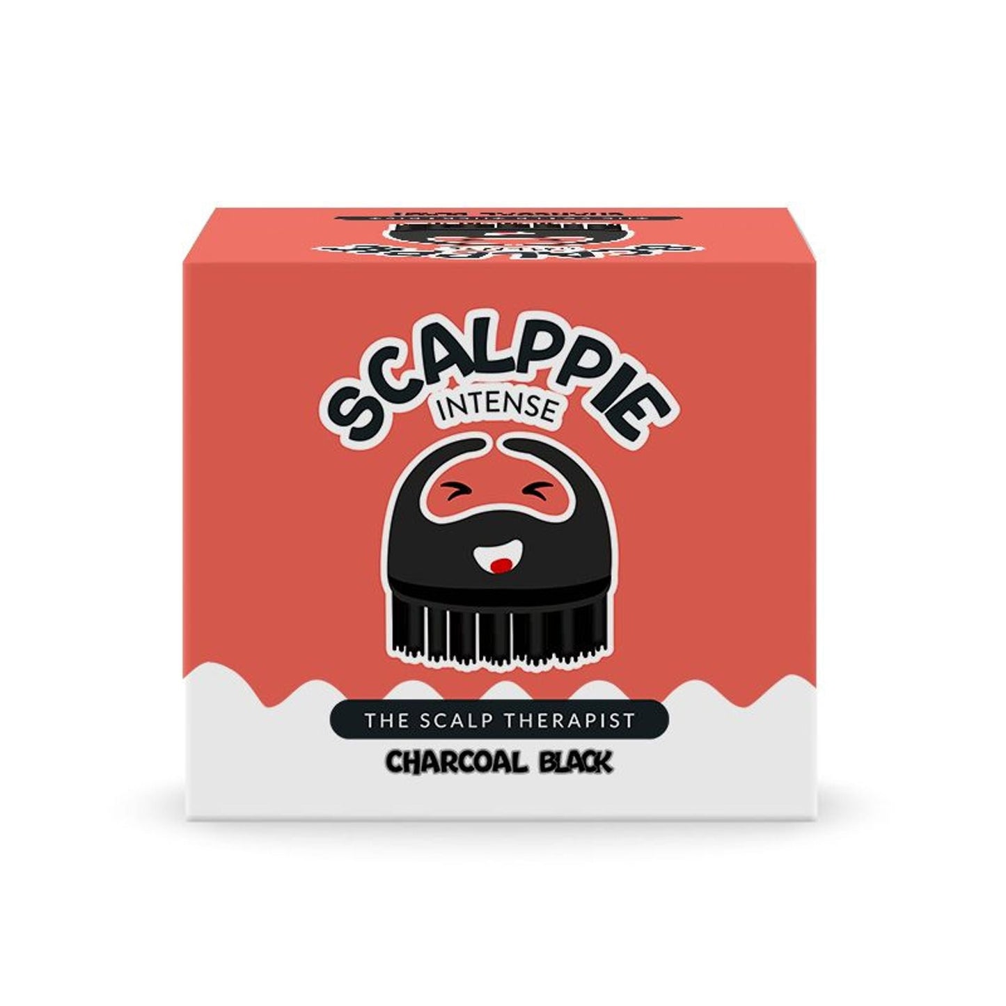 Scalppie Pro Silicon Hair Scalp Massager & Shampoo Brush Scrub - Hair Growth & Anti Dandruff - Black