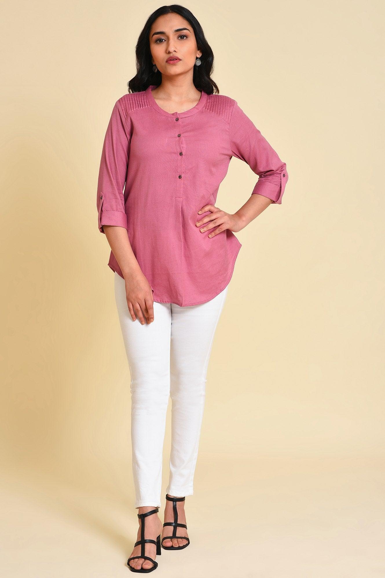 W for Woman Purple Western Women Top