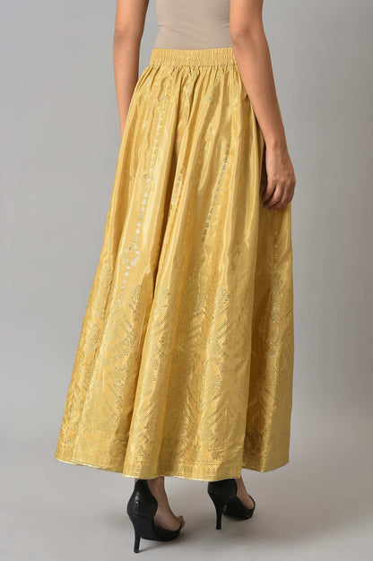 W for Woman Gold Prited Light Festive Skirt