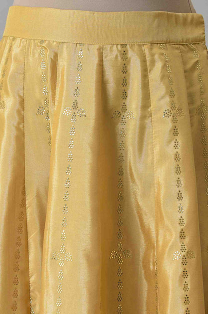 W for Woman Gold Prited Light Festive Skirt