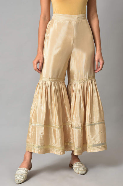 W for Woman Gold Gathered Sharara