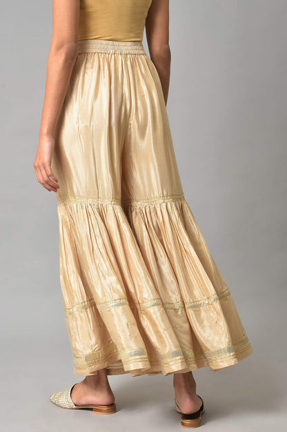 W for Woman Gold Gathered Sharara