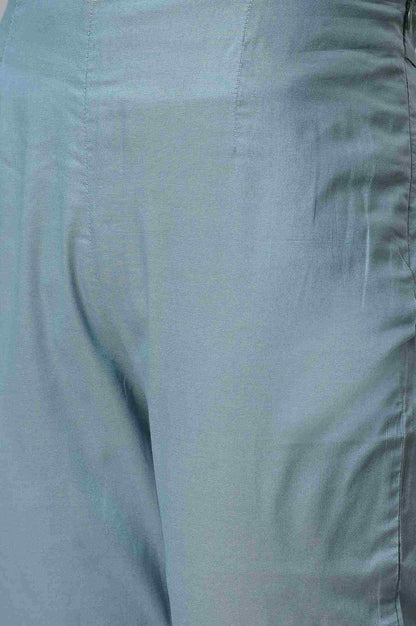 W for Woman Stone Blue Women Slim Pants