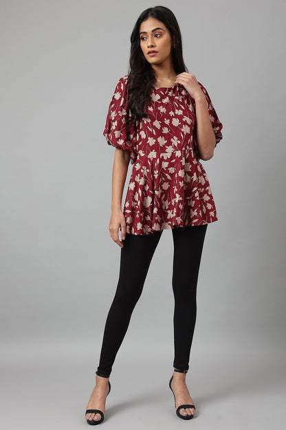 W for Woman Black Ankle Length Tights